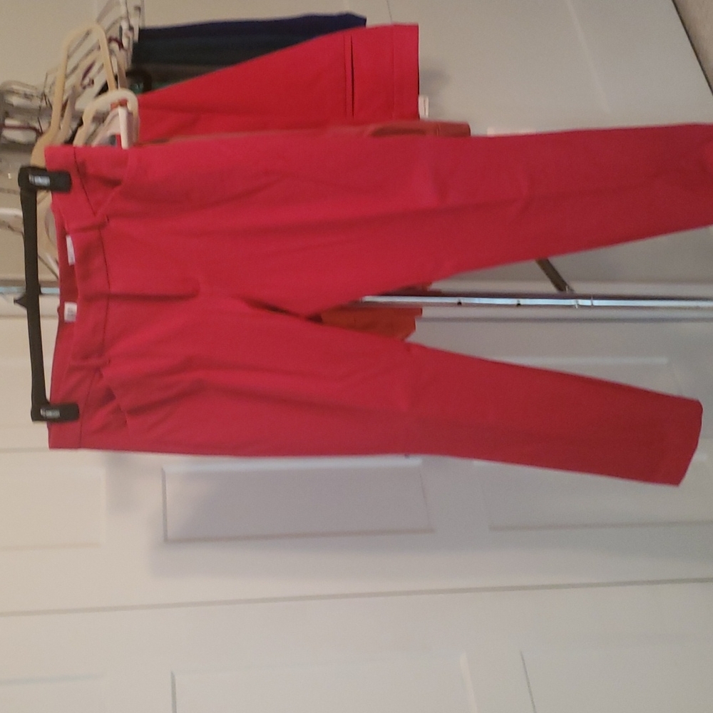 Gap signature skinny ankle pants,  size 12, red